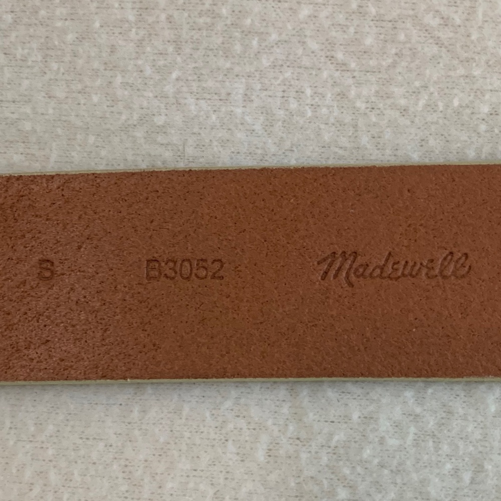Madewell Ecru Leather Belt - Picture 4 of 14